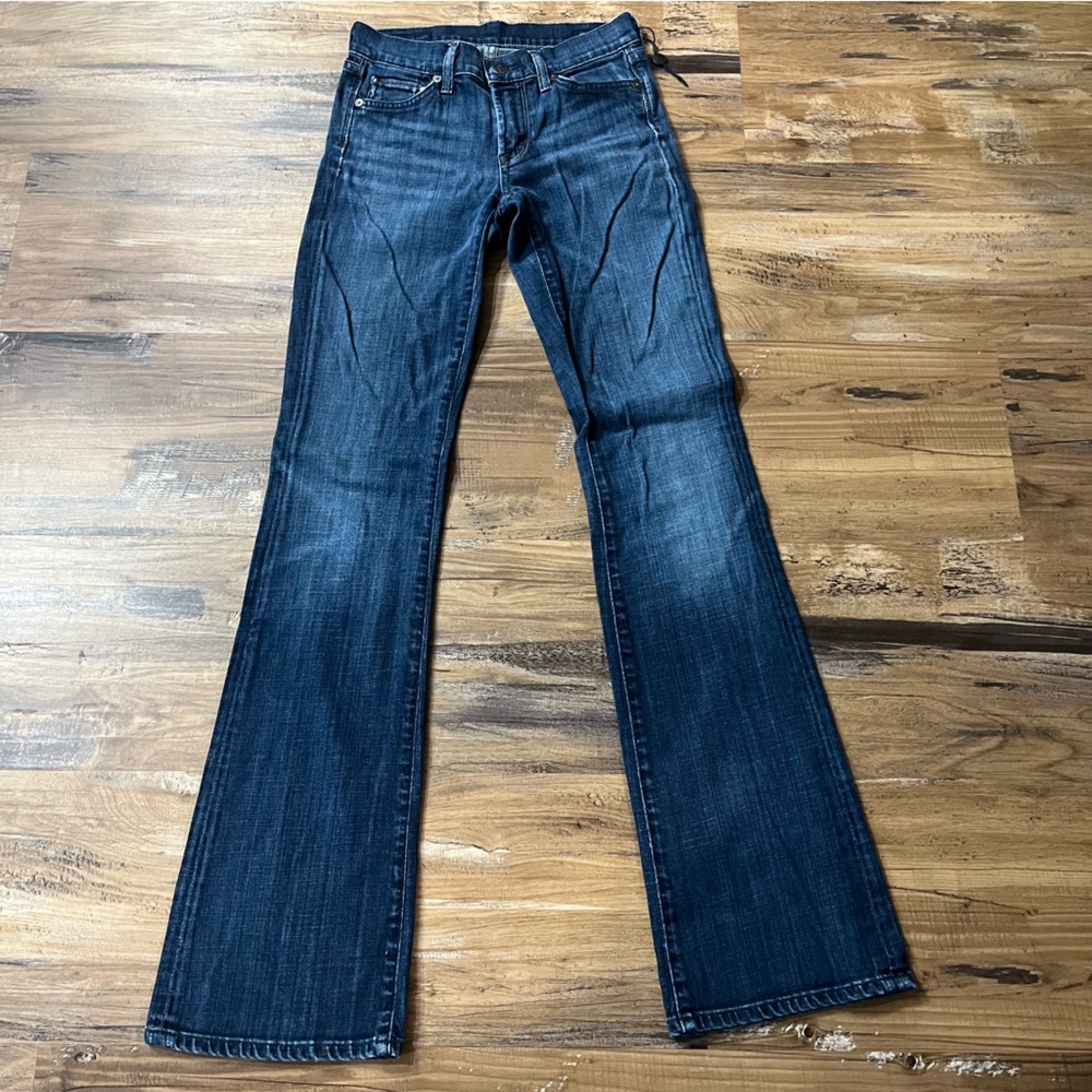 Women’s Dark Blue Bootcut Jeans - Classic Denim